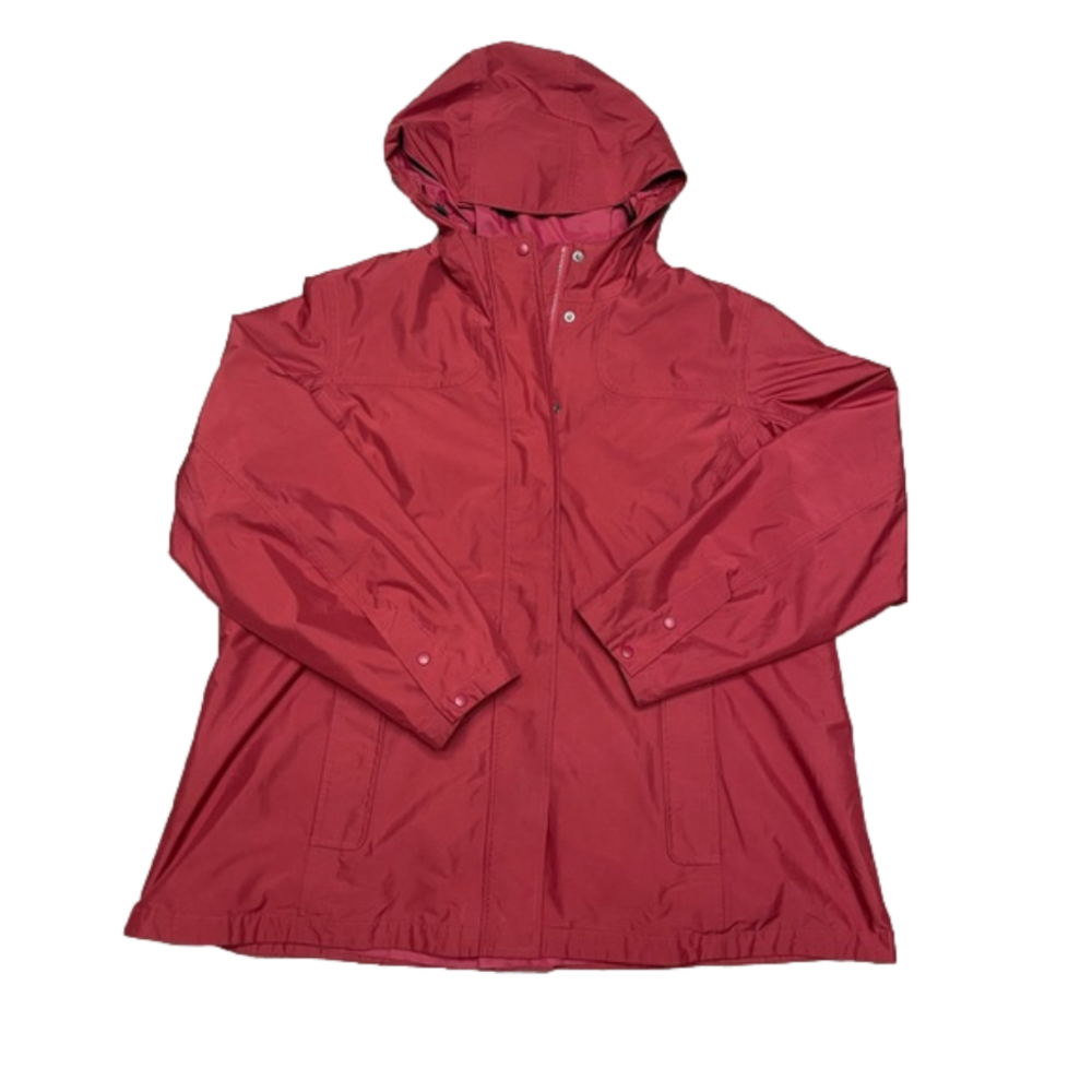 L.L. Bean Women’s Red Heavy Duty Rain Jacket Size 2XL